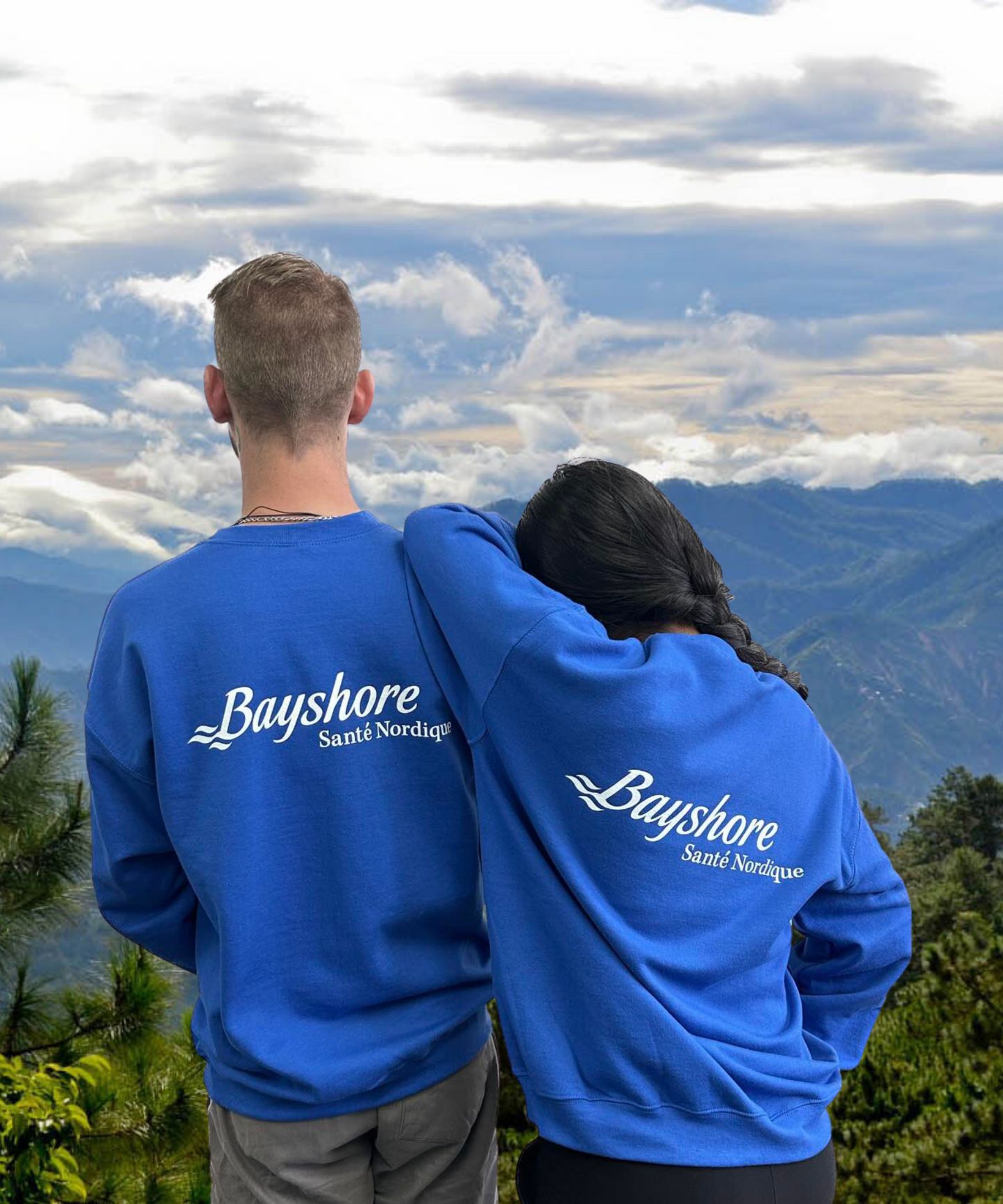 Chandail coton ouaté à col rond (crewneck)