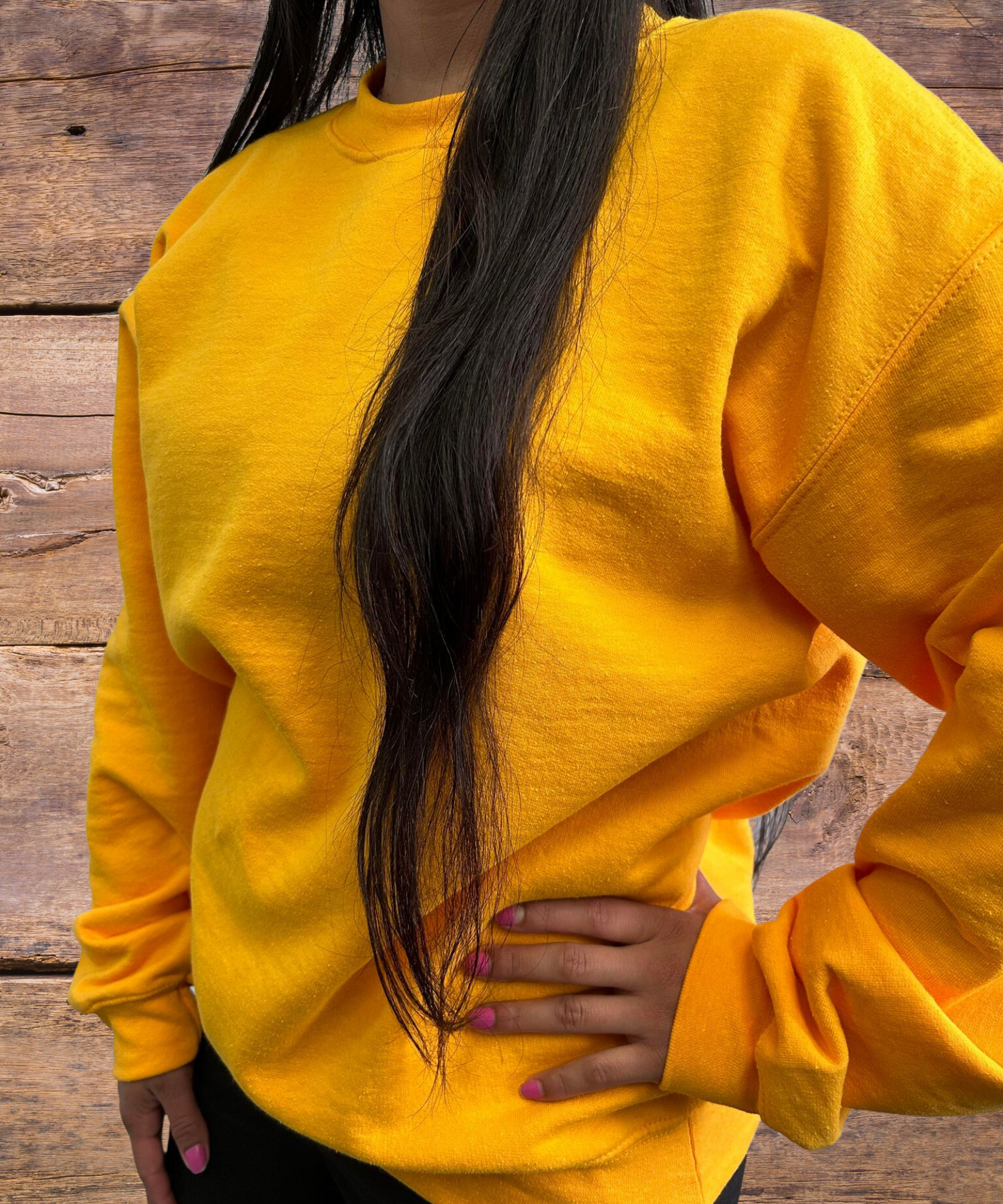 Chandail coton ouaté à col rond (crewneck)