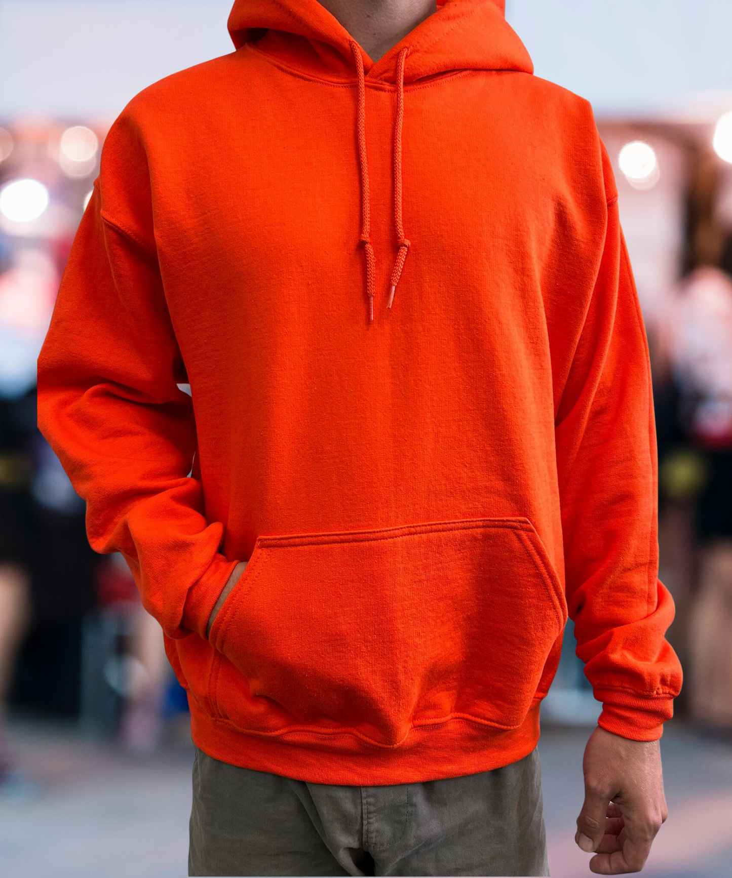 Coton ouaté de couleur avec capuchon  (Kangourou/Hoodie)