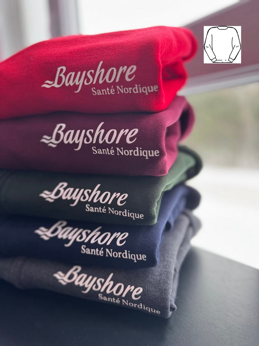 Chandail coton ouaté à col rond (crewneck) _ Collection hiver 2025